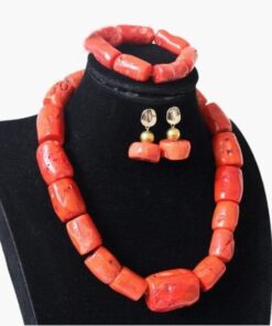 Alternative view of Ademi coral beads